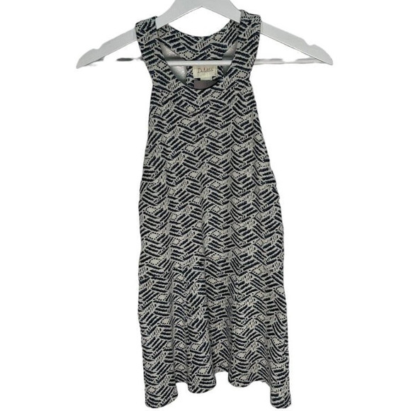 Deletta Textured Peplum Tank - S - Picture 1 of 5
